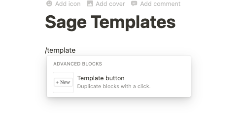 template block